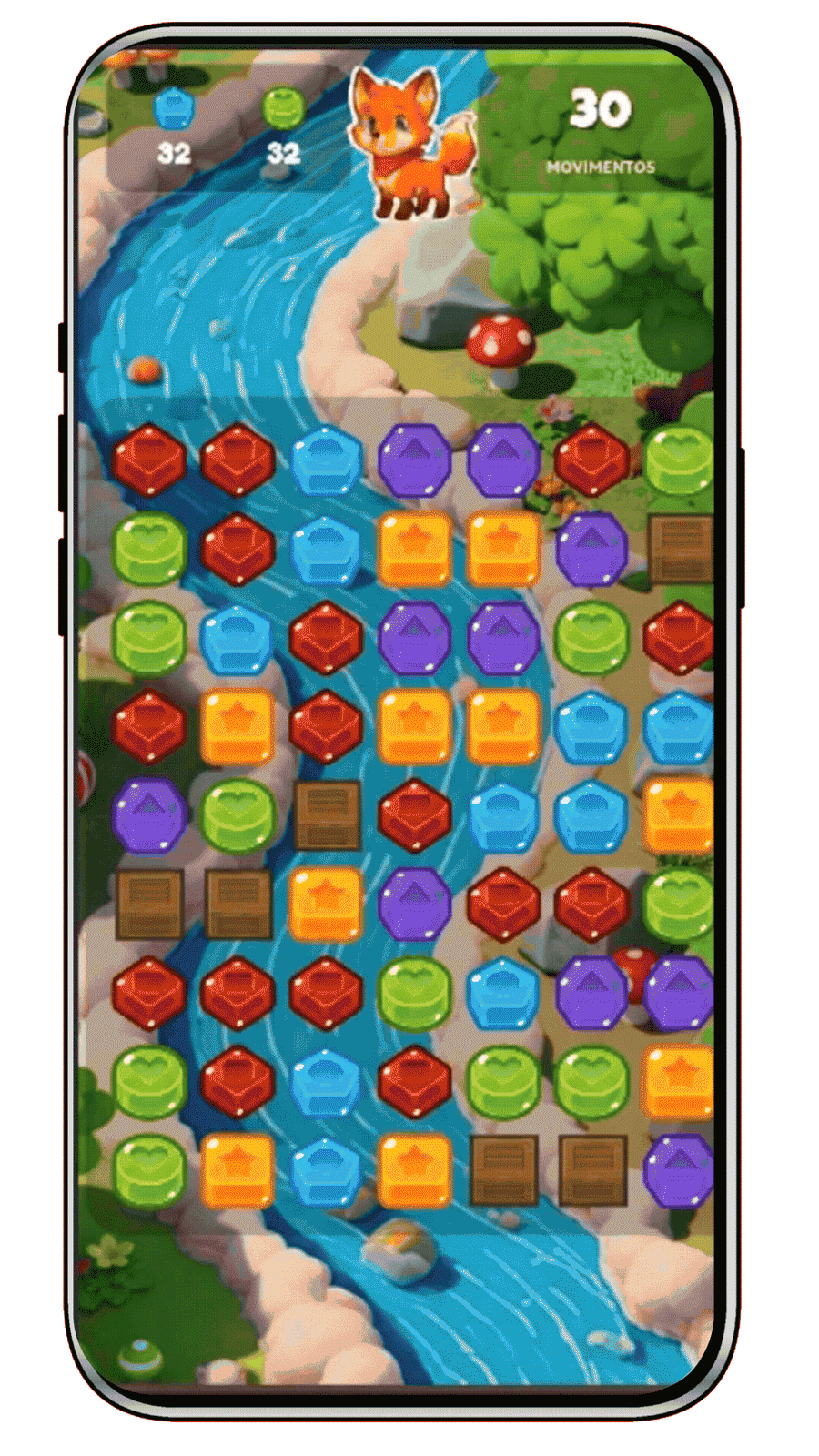 Gameplay no Smartphone